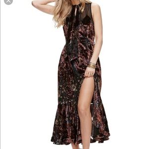 Free People hands to hold burnout maxi dress